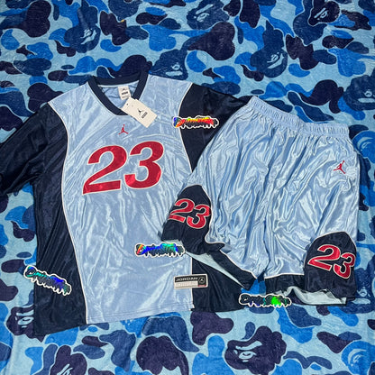 Supreme Jordan Warm Up Tracksuit Light Blue