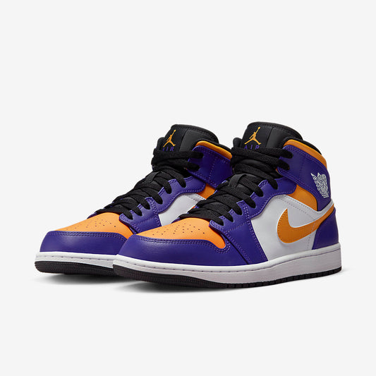 JORDAN 1 MID LAKERS