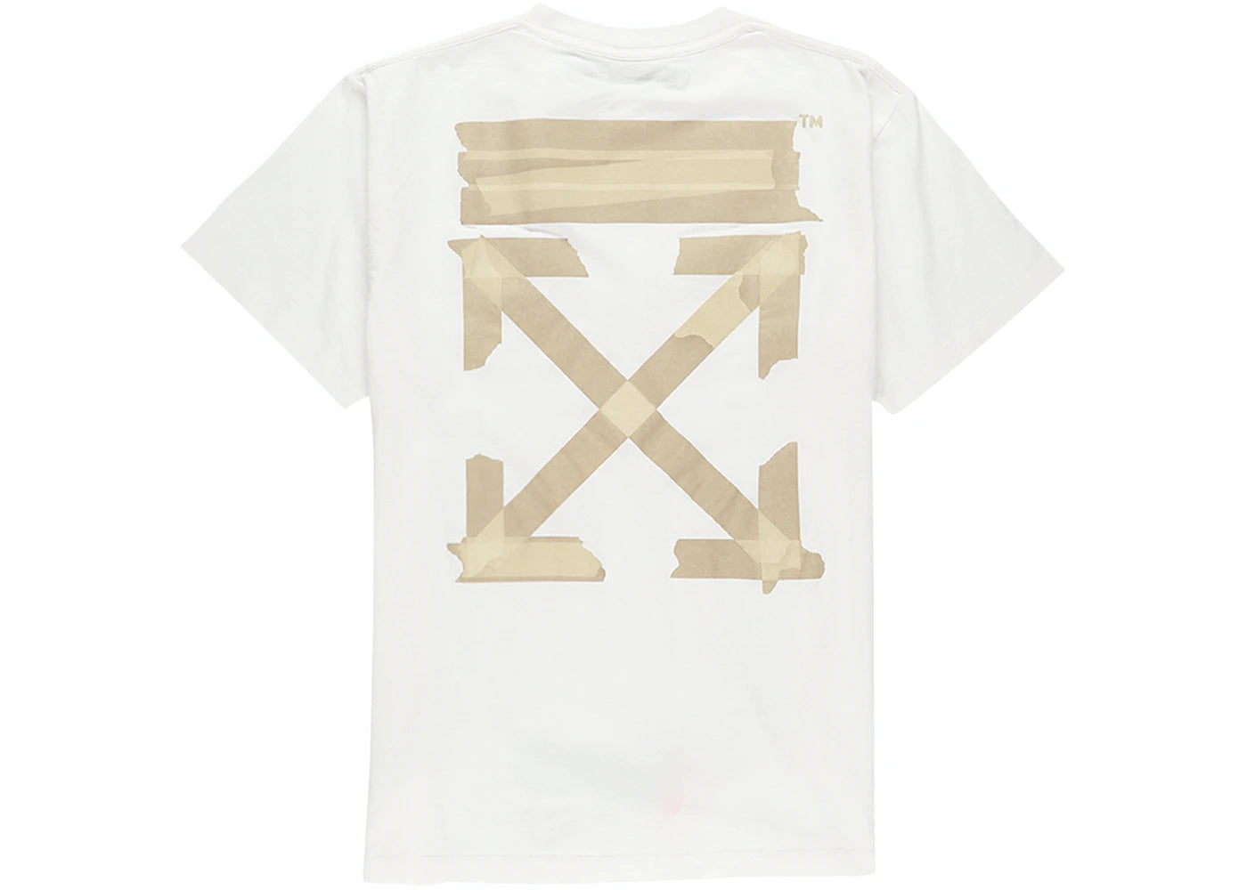 OFF-WHITE OVERSIZED TAPE ARROWS T-SHIRT WHITE