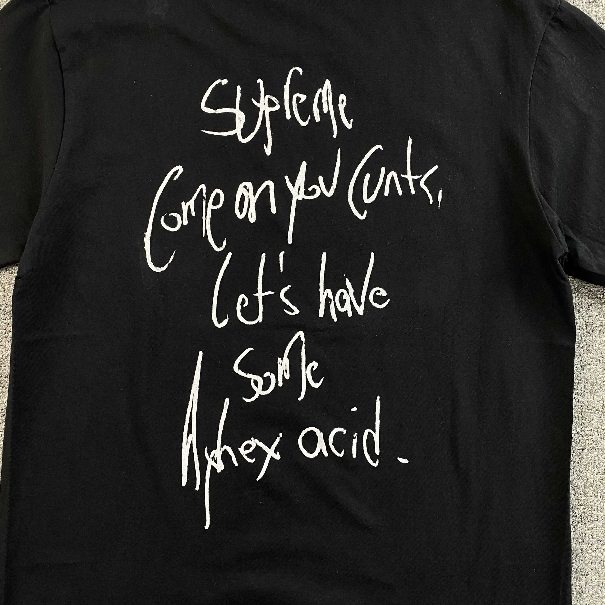 Supreme Aphex Twin Windowlicker Tee Black-Drip Store Argentina