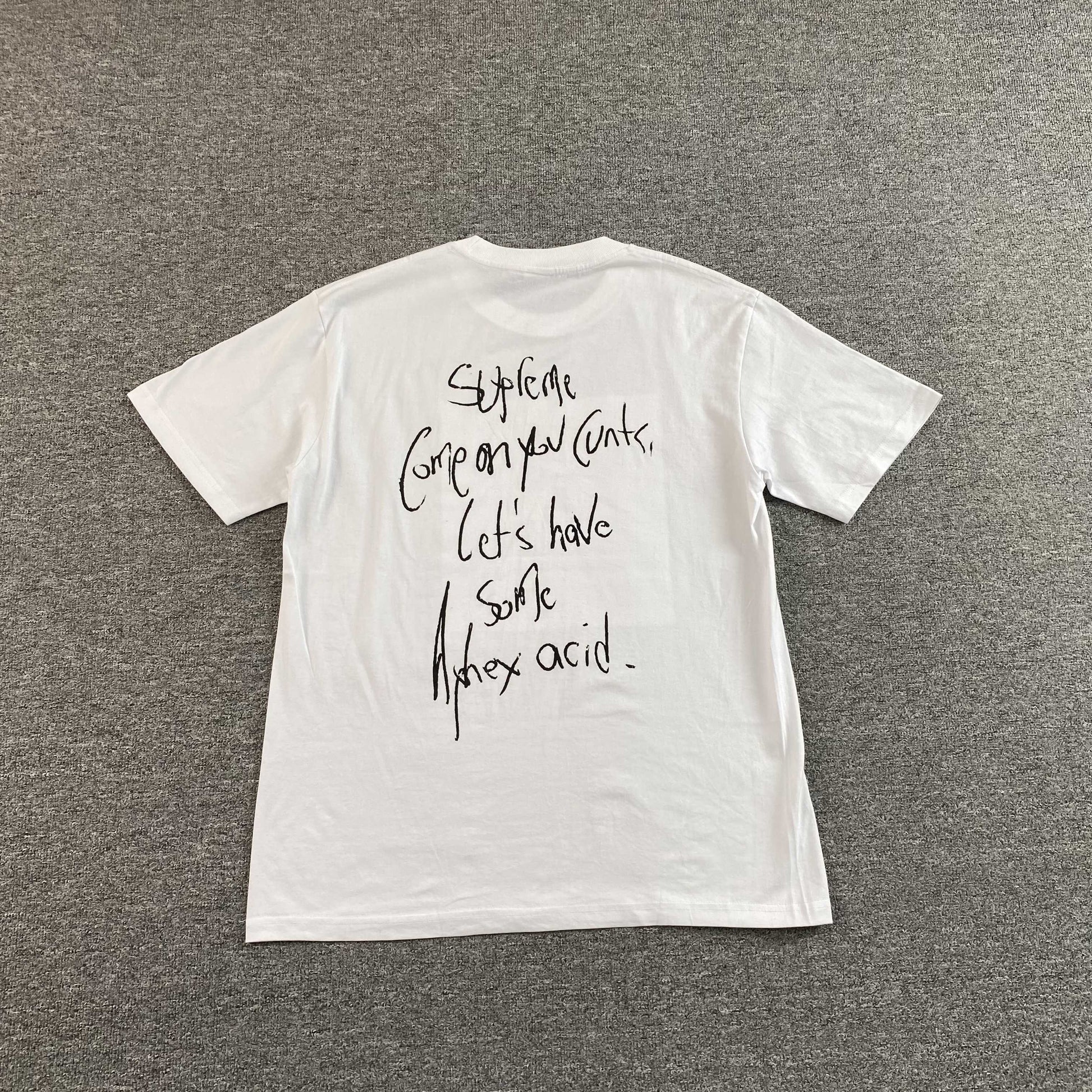 Supreme Aphex Twin Windowlicker Tee White-Drip Store Argentina