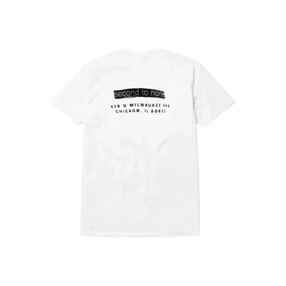 SUPREME CHICAGO BOX LOGO TEE WHITE