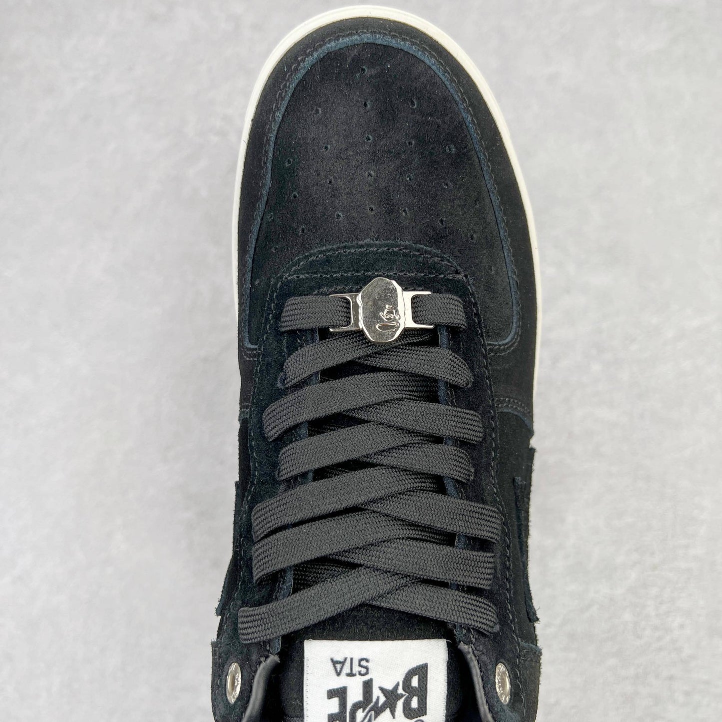 A Bathing Ape Bape Sta Black Suede