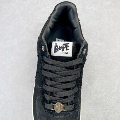 A Bathing Ape Bape Sta Black Suede