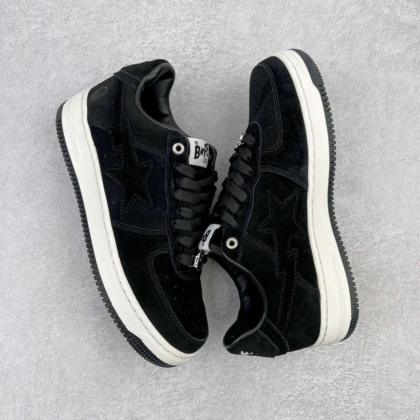 A Bathing Ape Bape Sta Black Suede