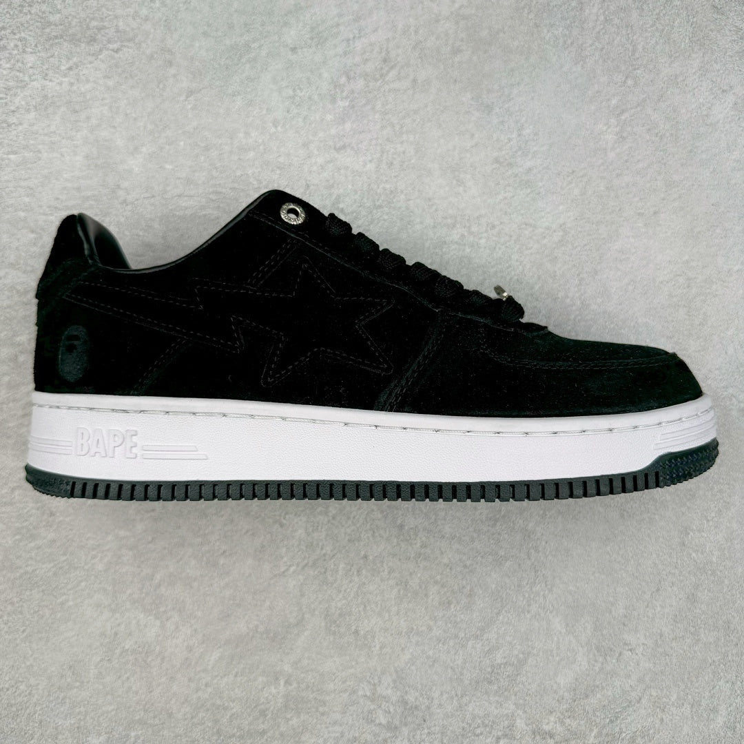 A Bathing Ape Bape Sta Black Suede