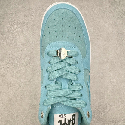 A Bathing Ape Bape Sta Blue Suede