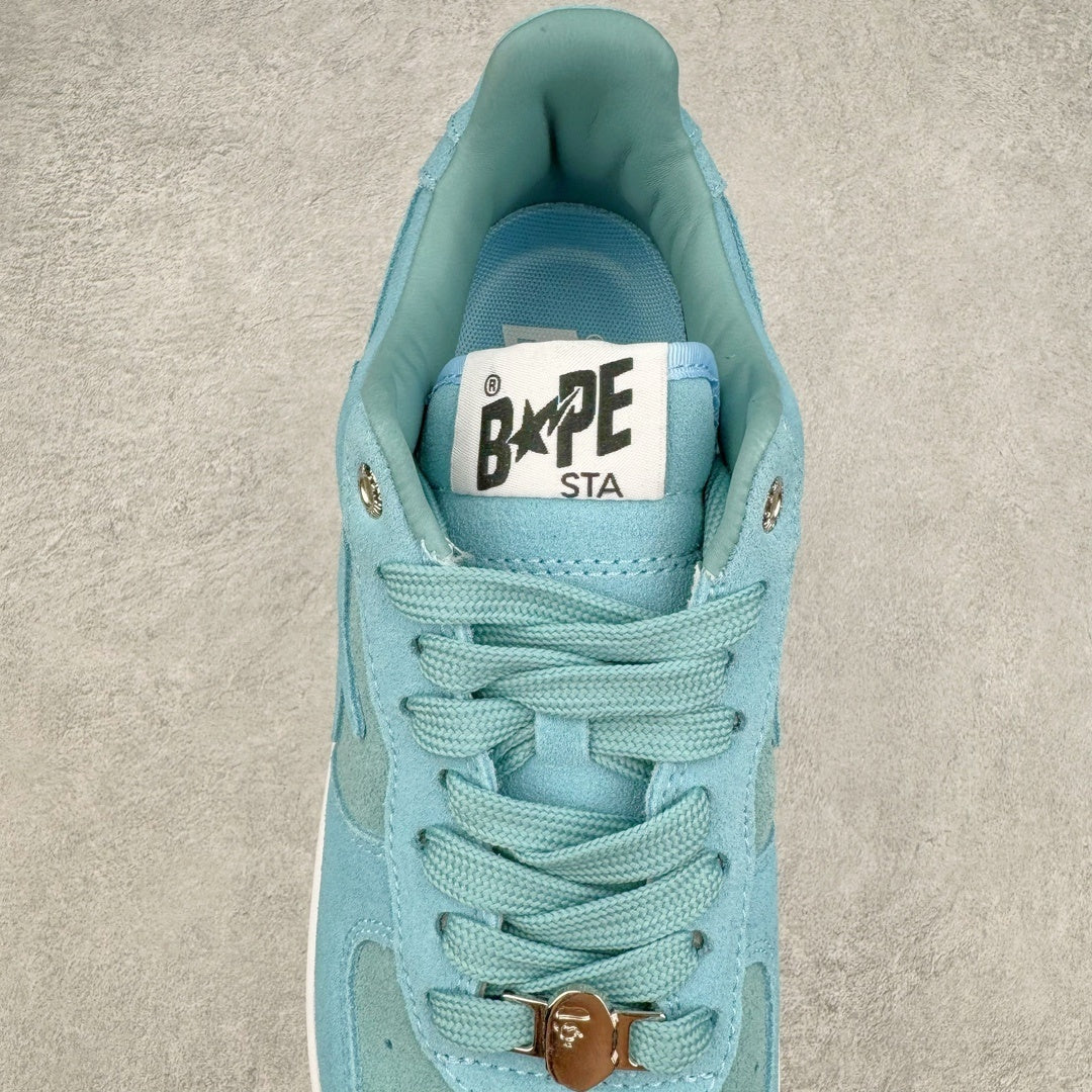 A Bathing Ape Bape Sta Blue Suede
