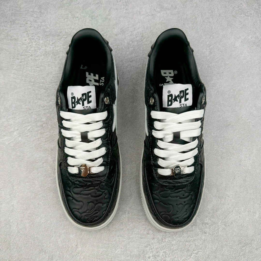 A Bathing Ape Bape Sta Low #3 Line Camo Black