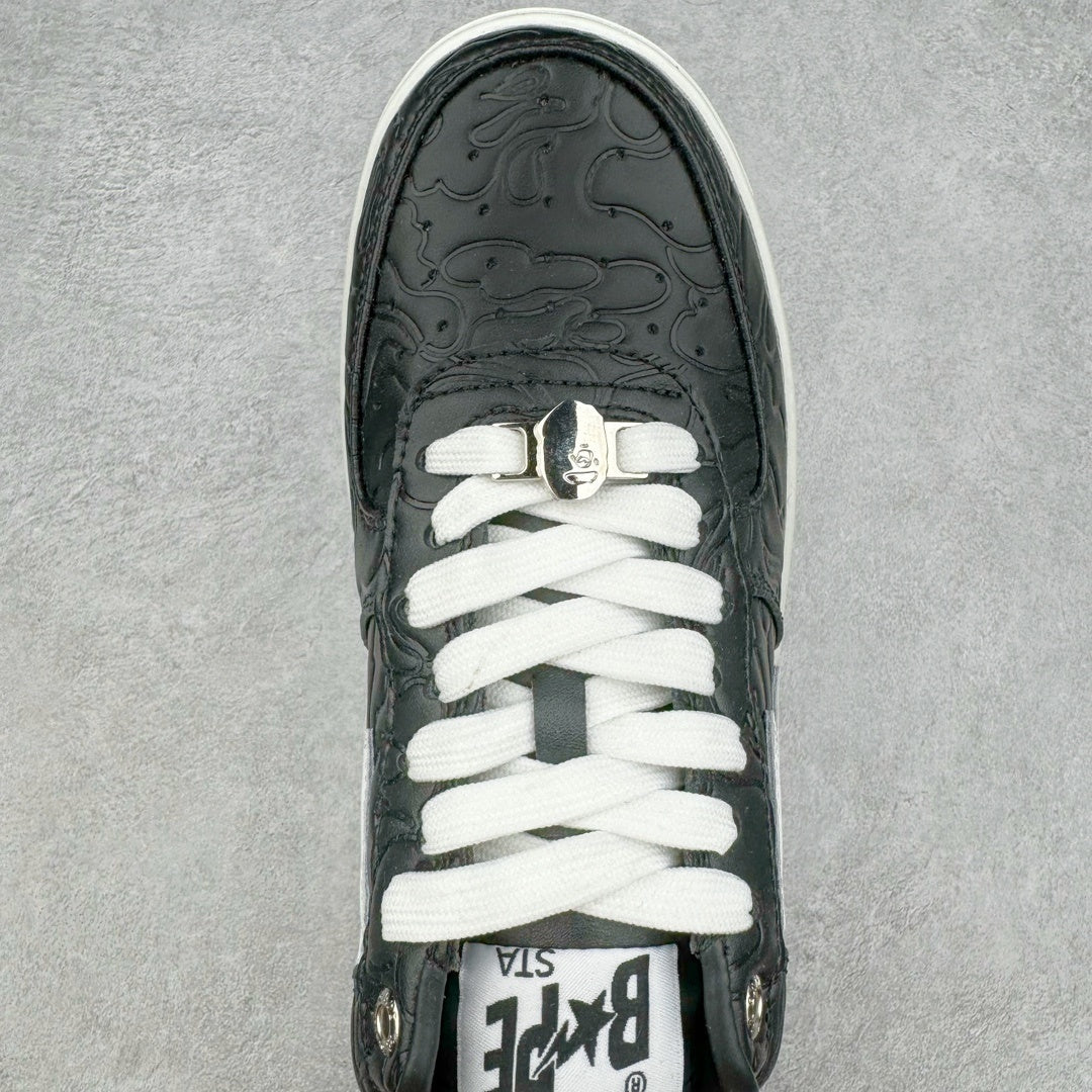 A Bathing Ape Bape Sta Low #3 Line Camo Black