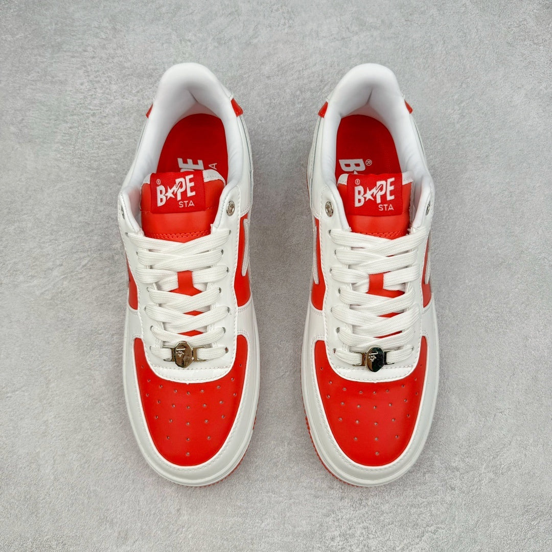 A Bathing Ape Bape Sta Low #6 Red