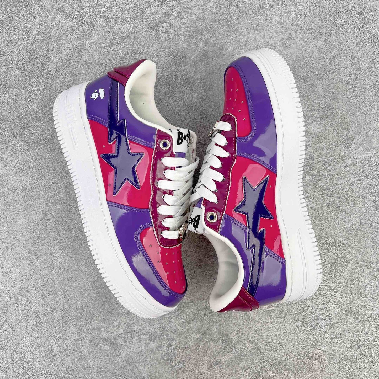 A Bathing Ape Bape Sta Low Color Camo Combo Purple