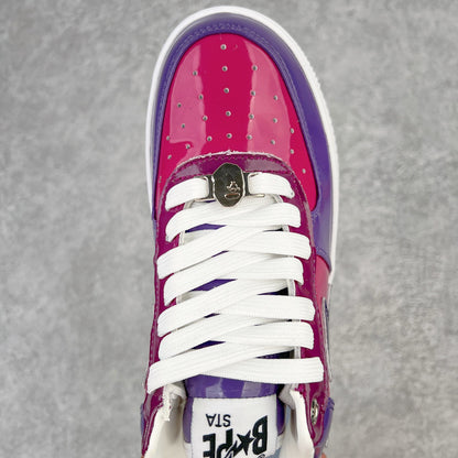 A Bathing Ape Bape Sta Low Color Camo Combo Purple