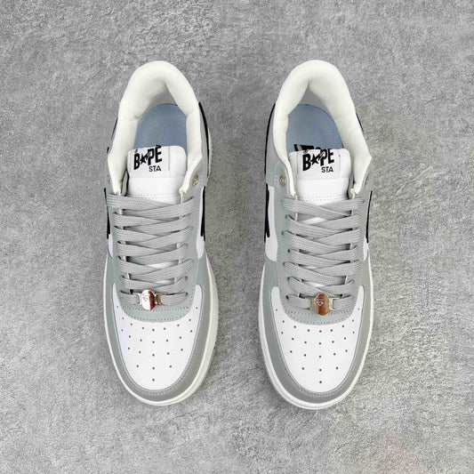 A Bathing Ape Bape Sta Low Grey Black