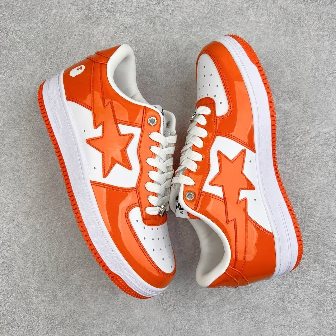 A Bathing Ape Bape Sta Low Orange