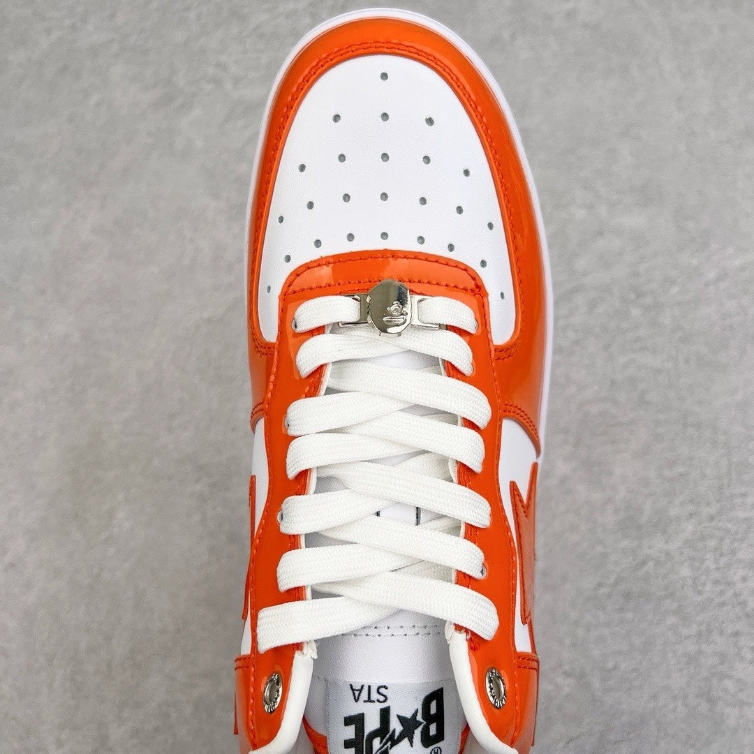 A Bathing Ape Bape Sta Low Orange