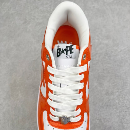 A Bathing Ape Bape Sta Low Orange