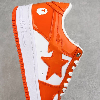 A Bathing Ape Bape Sta Low Orange