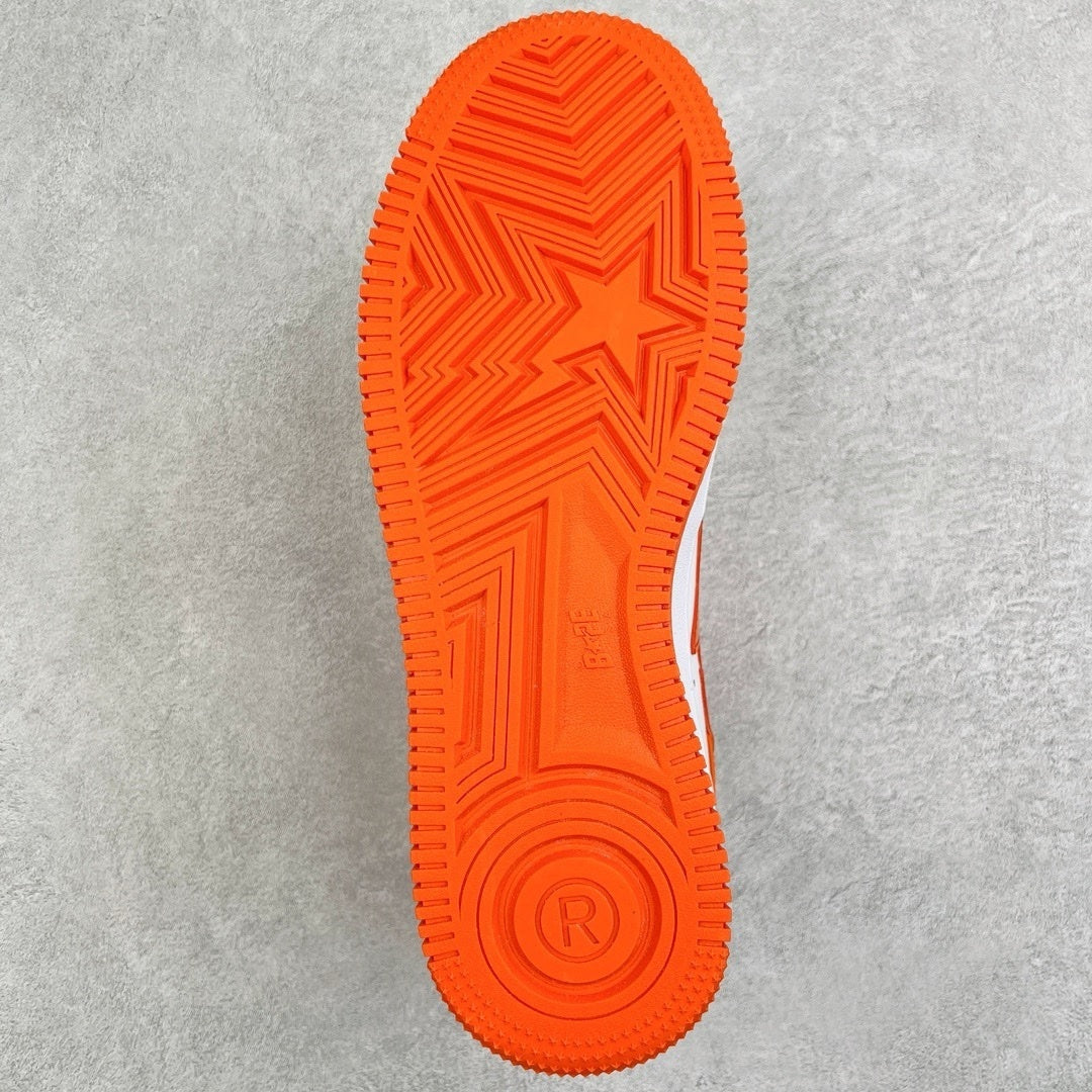 A Bathing Ape Bape Sta Low Orange