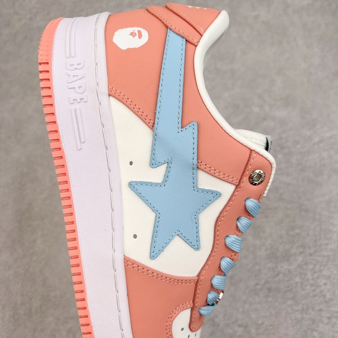 A Bathing Ape Bape Sta Low Pastel Pink