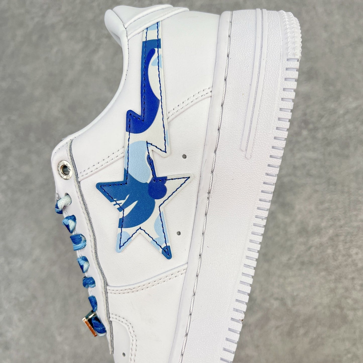 A Bathing Ape Bape Sta Low White ABC Camo Blue