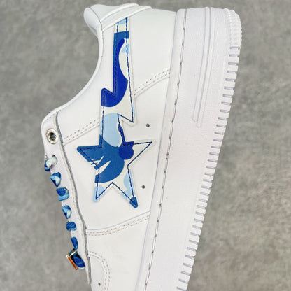 A Bathing Ape Bape Sta Low White ABC Camo Blue