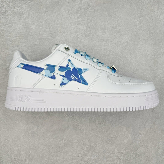 A Bathing Ape Bape Sta Low White ABC Camo Blue