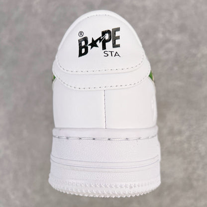 A Bathing Ape Bape Sta Low White ABC Camo Green
