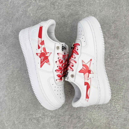 A Bathing Ape Bape Sta Low White ABC Camo Pink