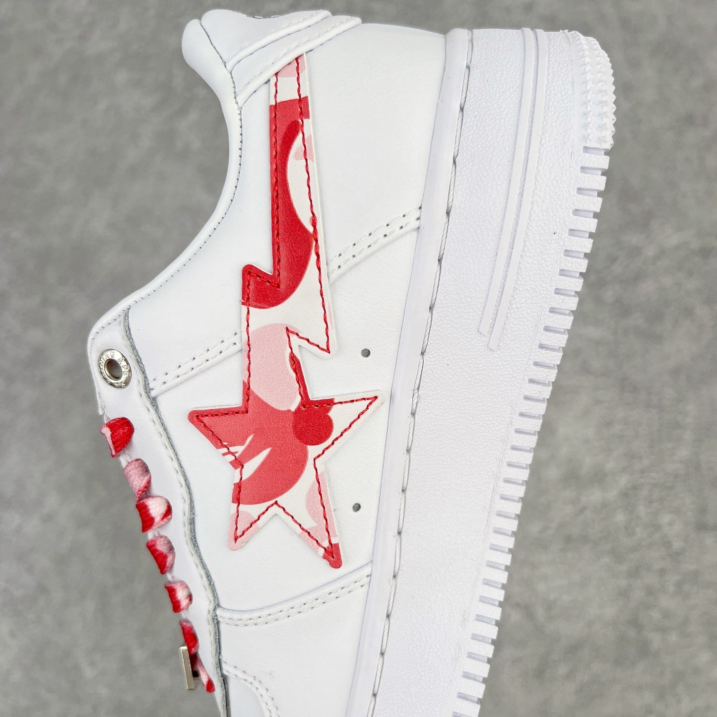 A Bathing Ape Bape Sta Low White ABC Camo Pink