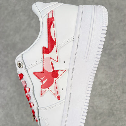 A Bathing Ape Bape Sta Low White ABC Camo Pink