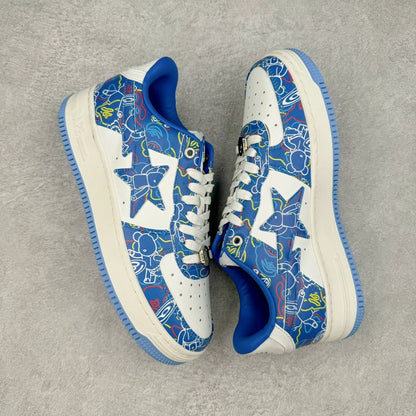 A Bathing Ape Bape Sta Medicom Toy Bearbrick Camo Blue