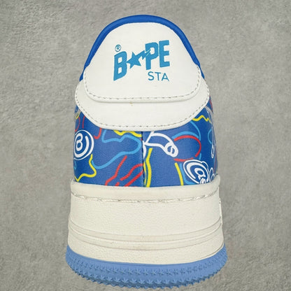 A Bathing Ape Bape Sta Medicom Toy Bearbrick Camo Blue