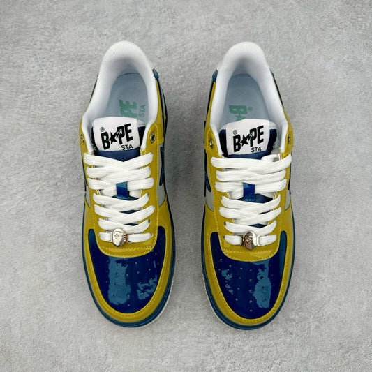 A Bathing Ape Bape Sta Nostalgic Blue Yellow