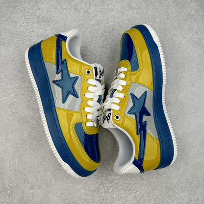 A Bathing Ape Bape Sta Nostalgic Blue Yellow