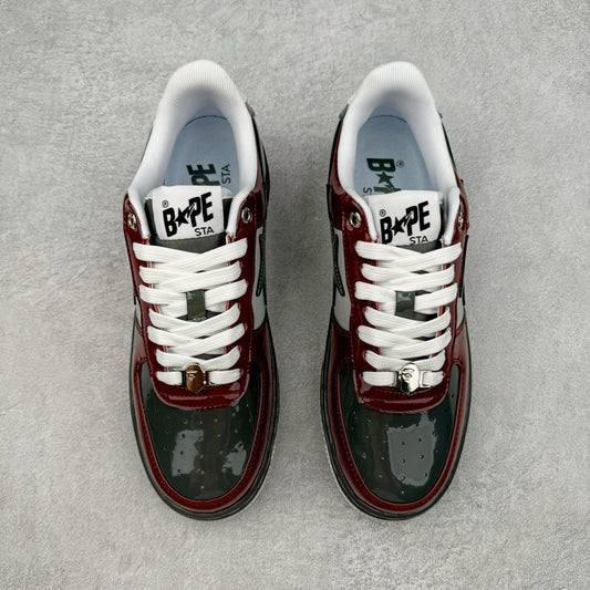 A Bathing Ape Bape Sta Nostalgic Burgundy Grey