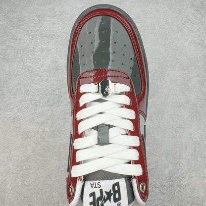 A Bathing Ape Bape Sta Nostalgic Burgundy Grey