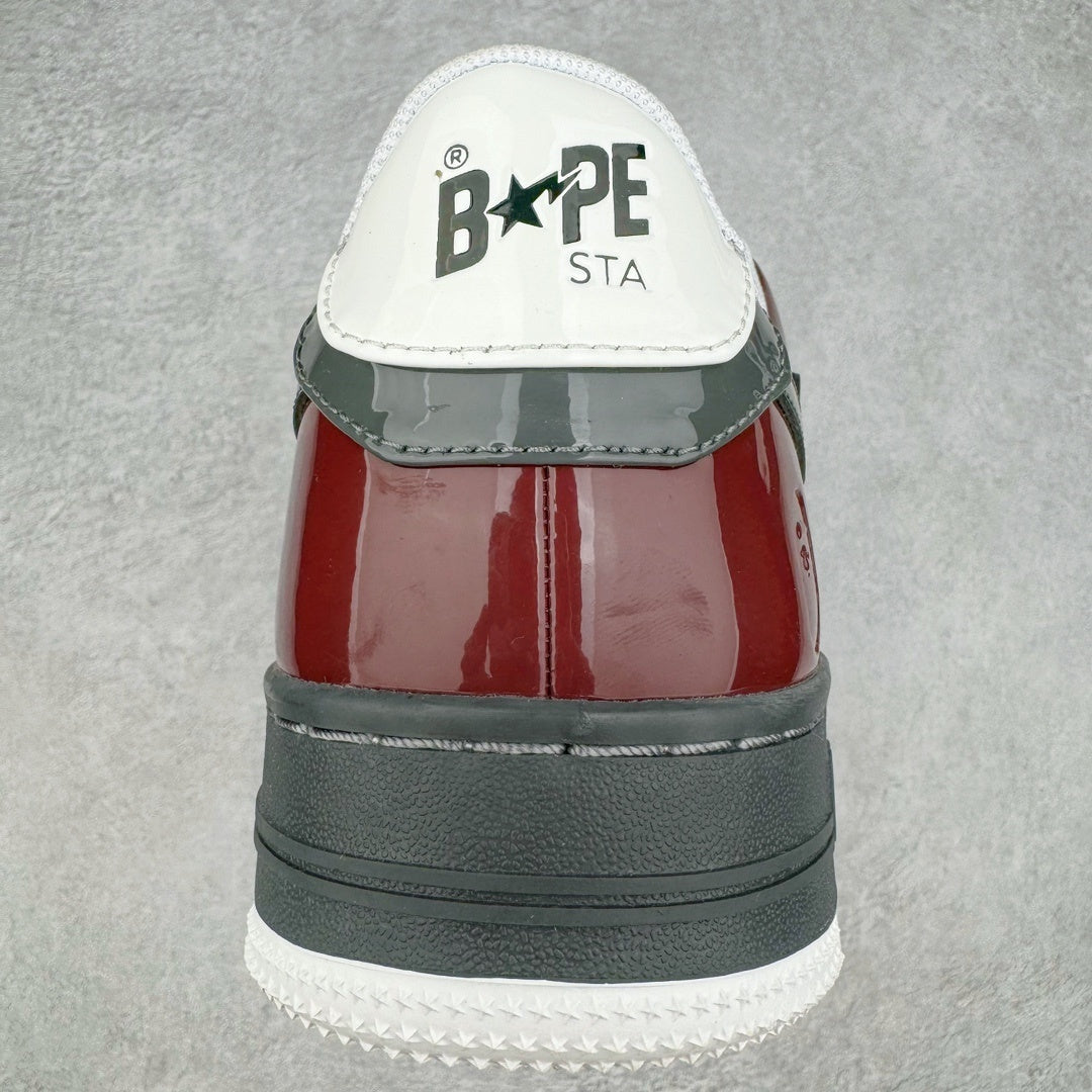 A Bathing Ape Bape Sta Nostalgic Burgundy Grey