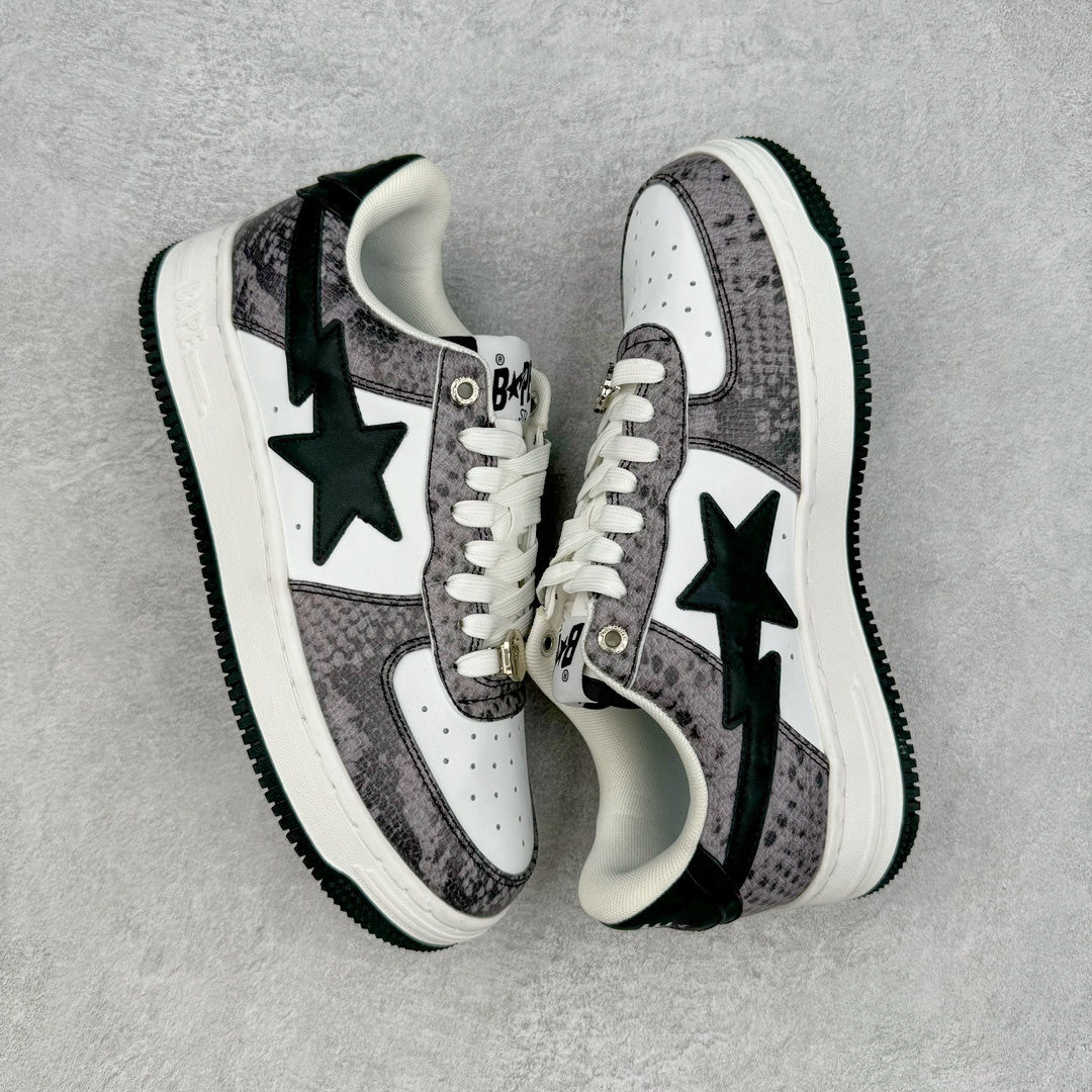A Bathing Ape Bape Sta Snake Skin Black