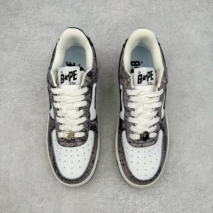 A Bathing Ape Bape Sta Snake Skin Black