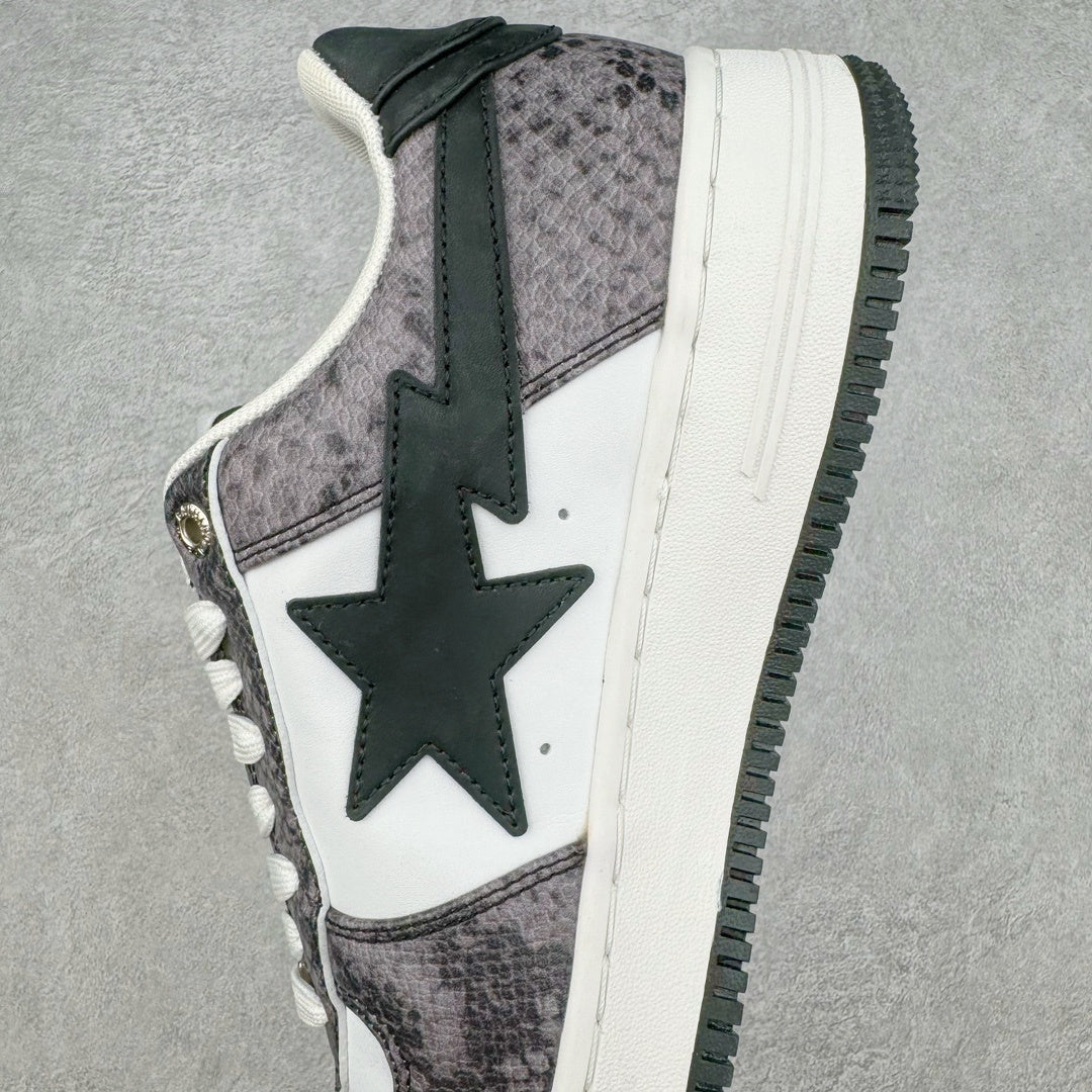 A Bathing Ape Bape Sta Snake Skin Black