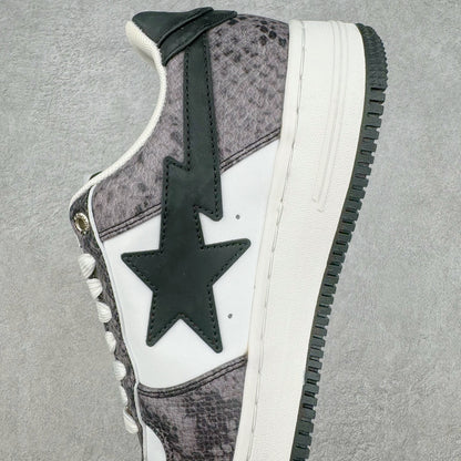 A Bathing Ape Bape Sta Snake Skin Black