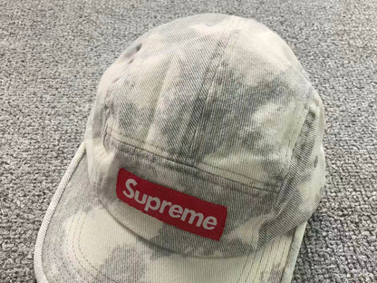 Supreme Denim Camp Cap Bleached