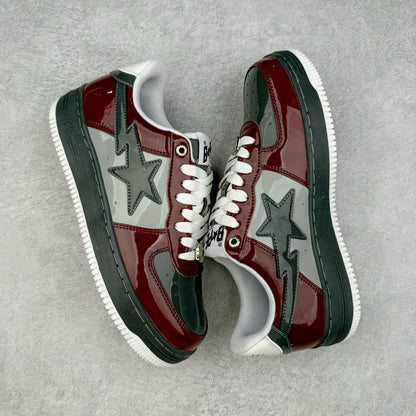 A Bathing Ape Bape Sta Nostalgic Burgundy Grey