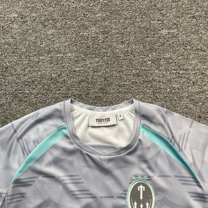 TRAPSTAR IRONGATE FOOTBALL JERSEY GREY