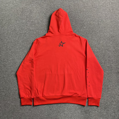 SP5DER P*NK V2 HOODIE RED