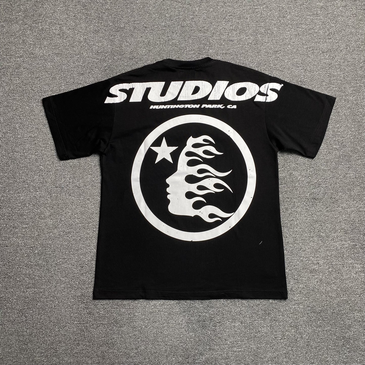 HELLSTAR STUDIOS CARTOON LOGO TEE BLACK