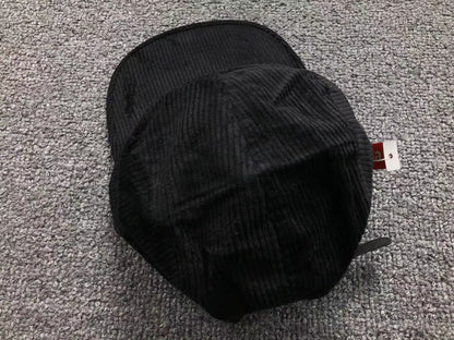 Supreme Corduroy Camp Cap Black