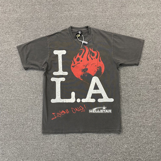 HELLSTAR I LOVE L.A. TEE BLACK