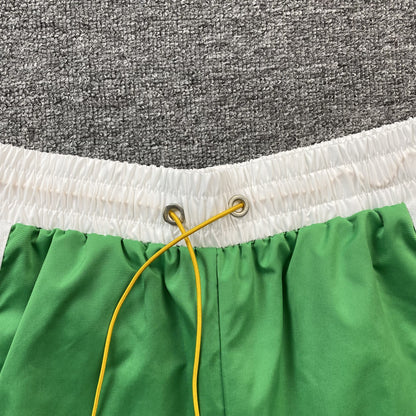 RHUDE SHORTS GREEN